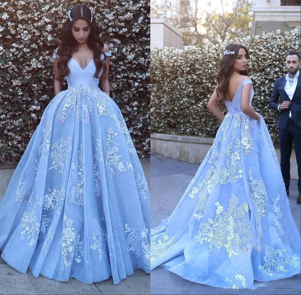 Ice blue prom dress 2019 online