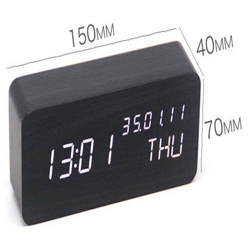 2020 Multipurpose Mini Digital Clock Electronic Alarm Clock LED Desk