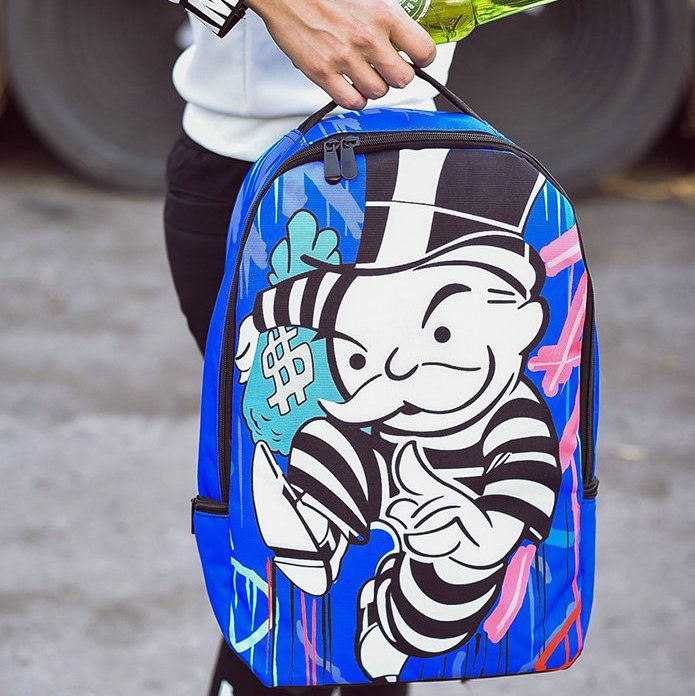 sprayground monopoly backpack