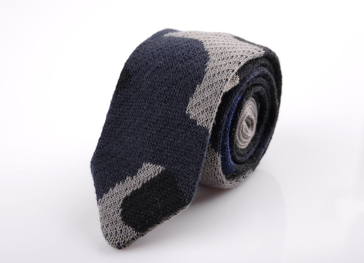 Men Knitting Neck Ties Knots Tie Mens Casual Solid Kintted Polyester