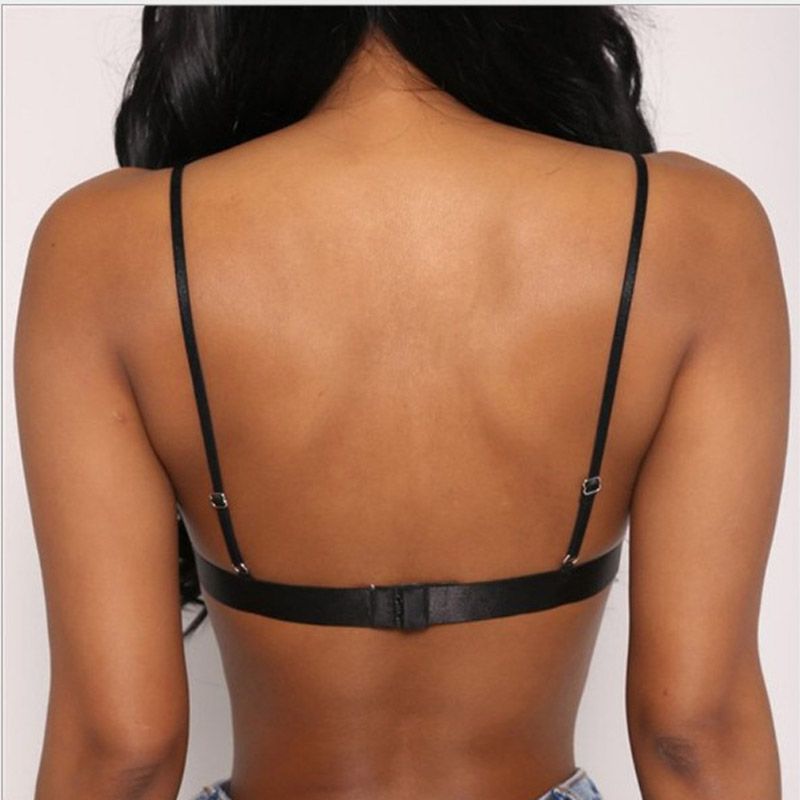 skinny strap bra