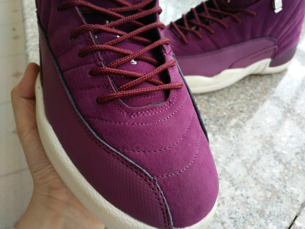 purple suede 12s