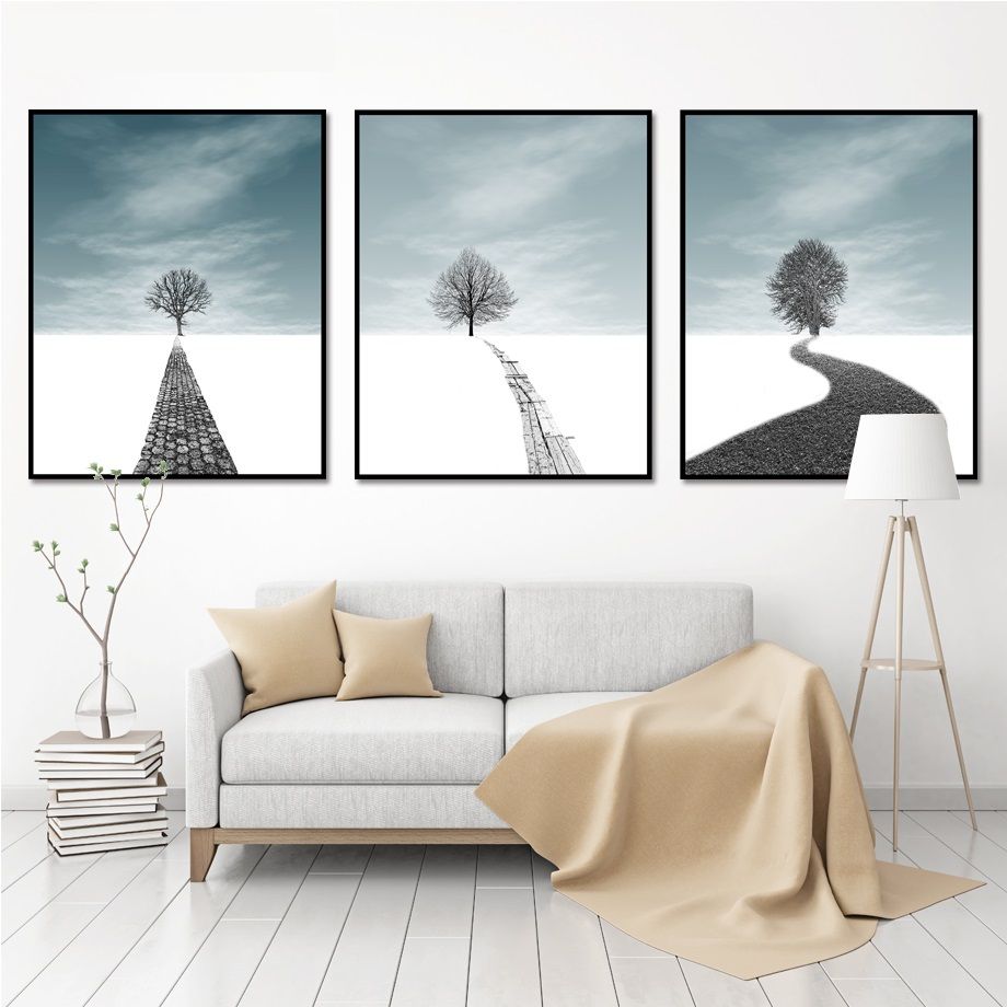 2020 Modern Abstract Tree Landscape Canvas Painting Minimalism Wall Art Print Poster Wall Pictures For Living Room Home Decor From Yong518 16 09 Dhgate Com