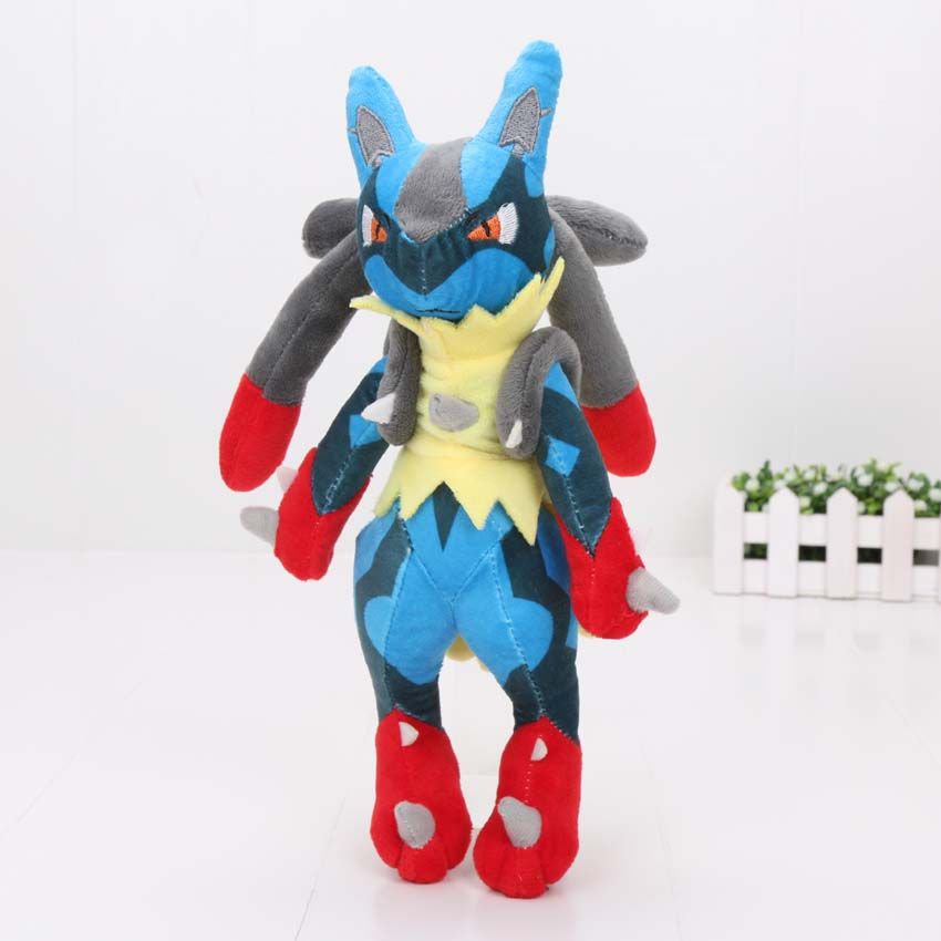 Compre 28cm Juego De Juguete Mega Lucario XY Muñeco De Peluche De Peluche Suave Para Niños El Ccsme Gratis A 6,15 € Del Globaltopseller | DHgate.Com