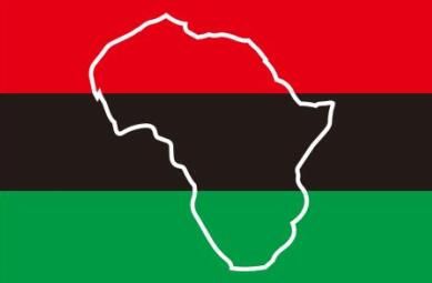 African American 5pc Mini Banner Flag Afro Black Flag