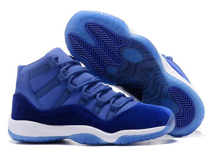 velvet 11s blue