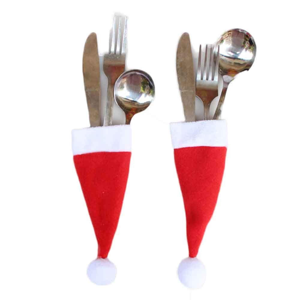 Wholesale Cute Christmas Decorative Tableware Knife Fork Set