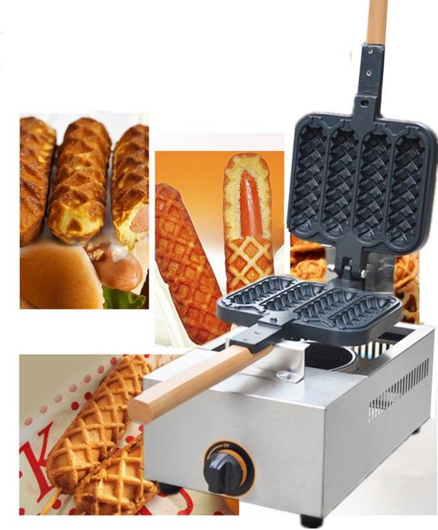 2020 Well Selling Commercial Gas Corn Dog Maker Waffle Stick Maker In