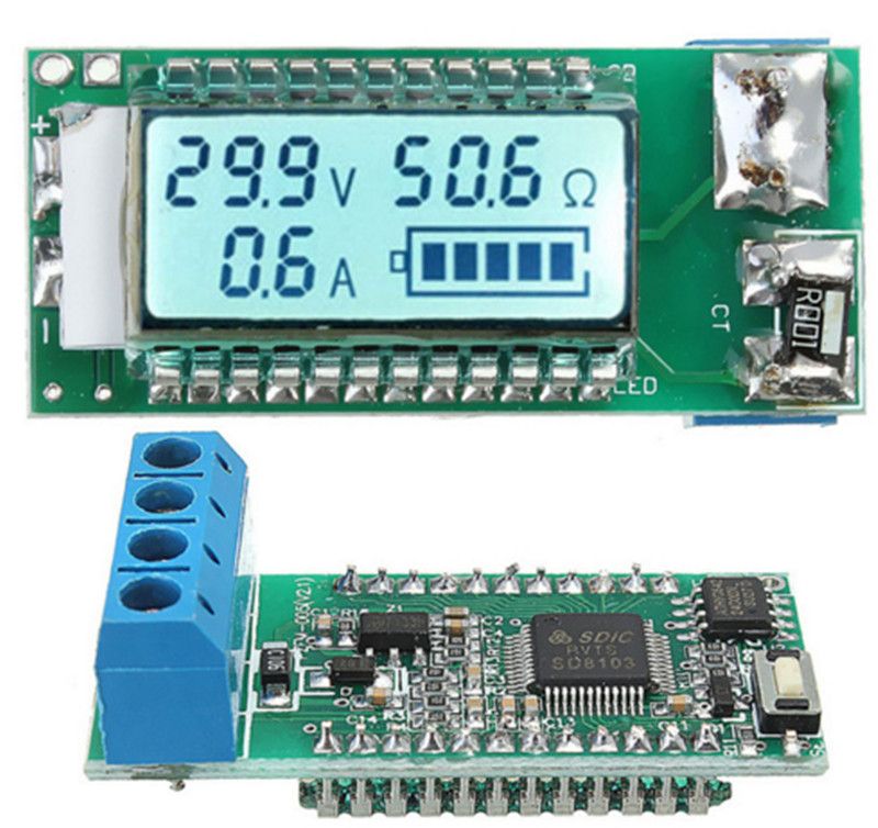18650 26650 Lithium Li-ion Battery Tester LCD Meter Voltage Current Capacity