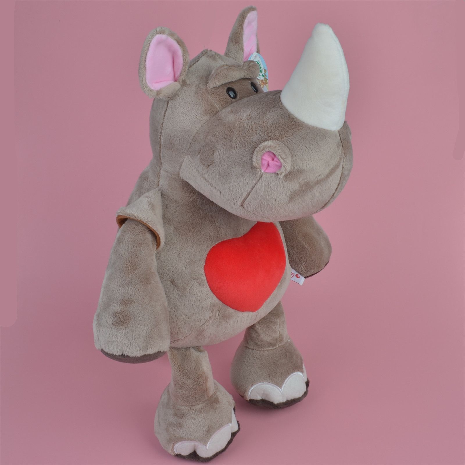 stuffed rhino toy
