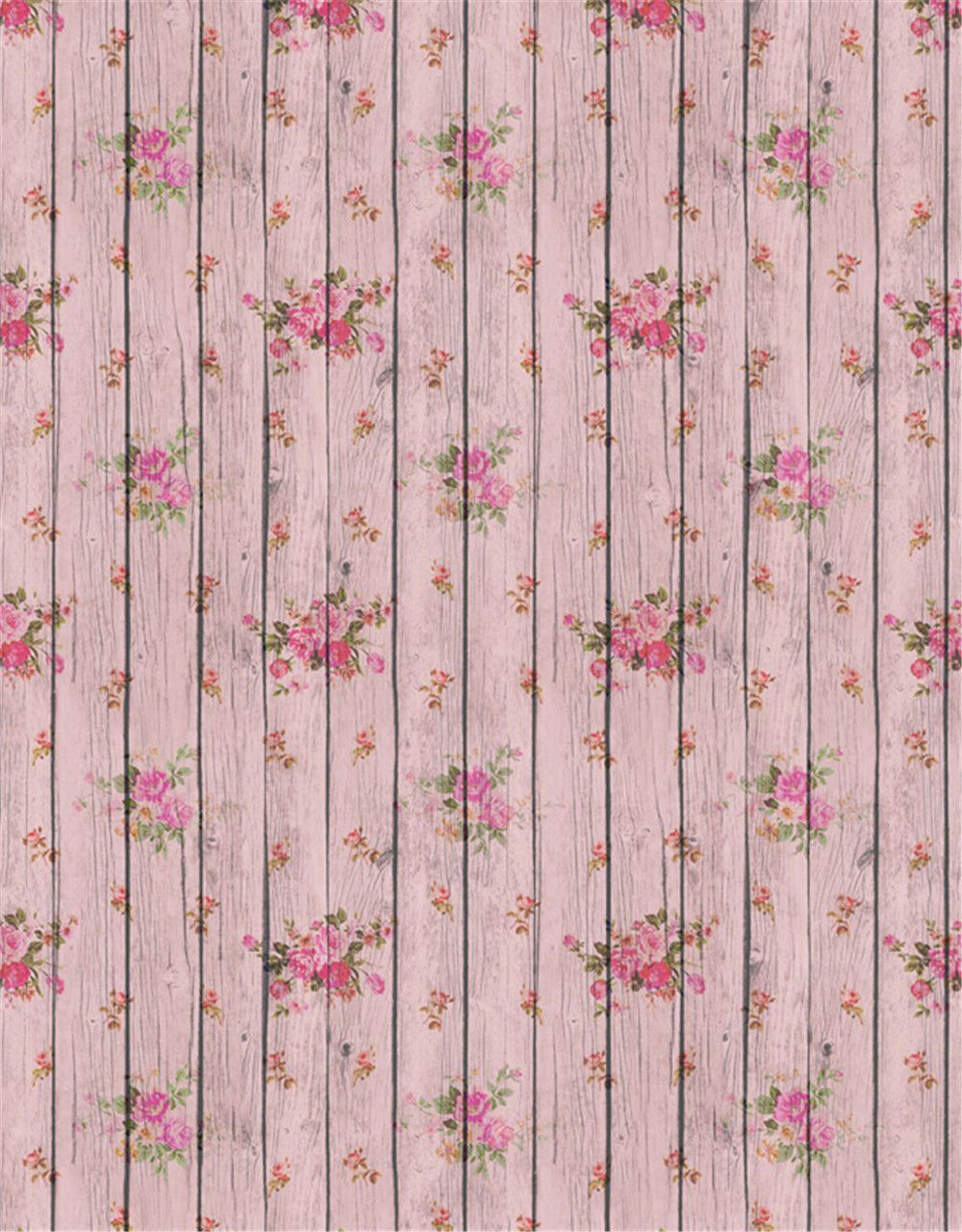 Piso de madera de color rosa telón de fondo tablón digital impreso flores recién nacido baby Piso de madera de color rosa telón de fondo tablón digital impreso flores recién nacido baby