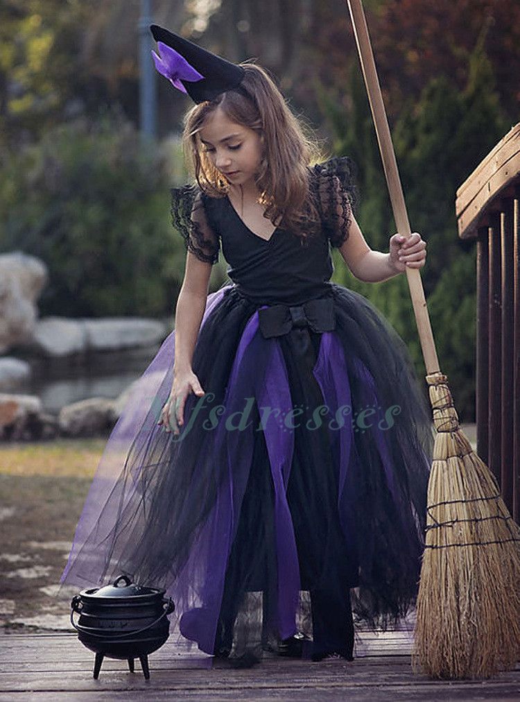 halloween flower girl dresses