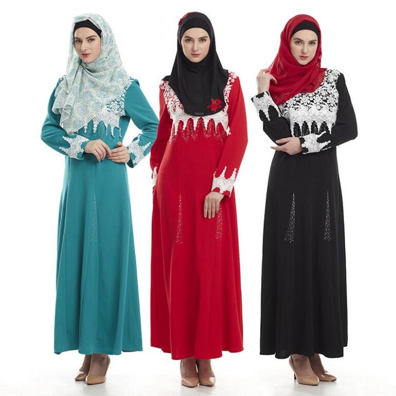 2020 Malaysia Abaya Clothes Turkey Muslim Women Embroidery Dress ...