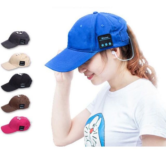 Hot Wireless Bluetooth Headphone Sports Baseball Cap Canvas Sun Hat ...