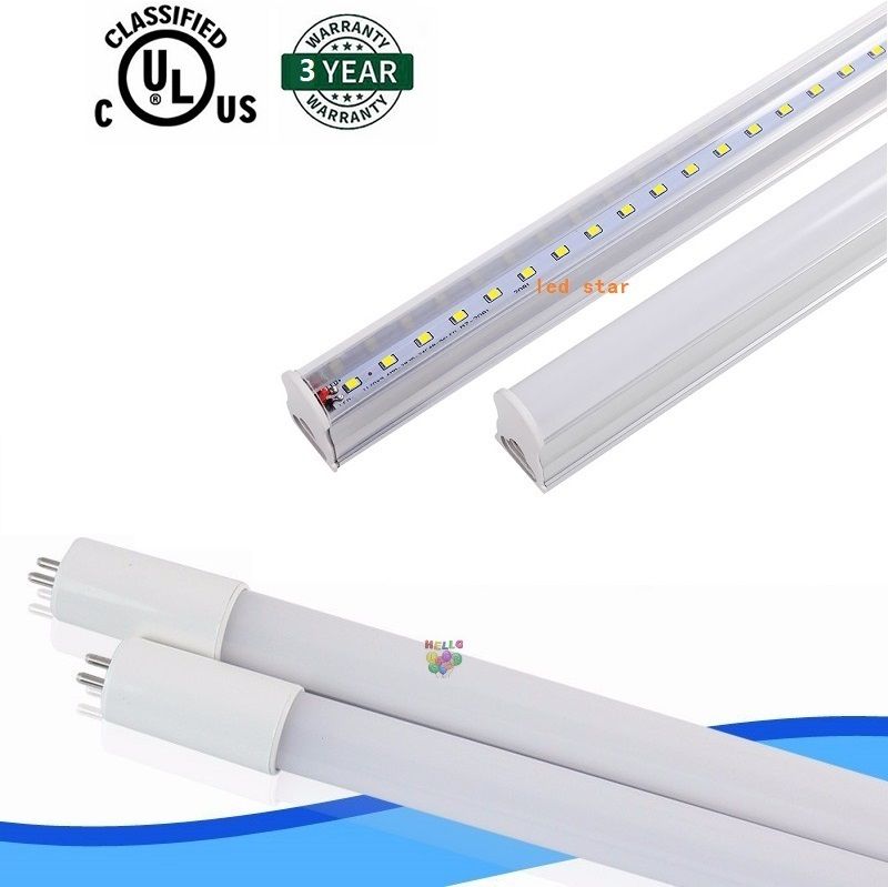 T8 Integrated LED Tube Bulb Light 2FT 3FT 4FT 5FT 6FT 8FT Lamp Fixture 2-8//Pack