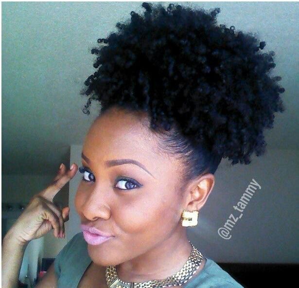 Afro Puffs Hair Pieces For Black Women Clip In Short Kinky Curly