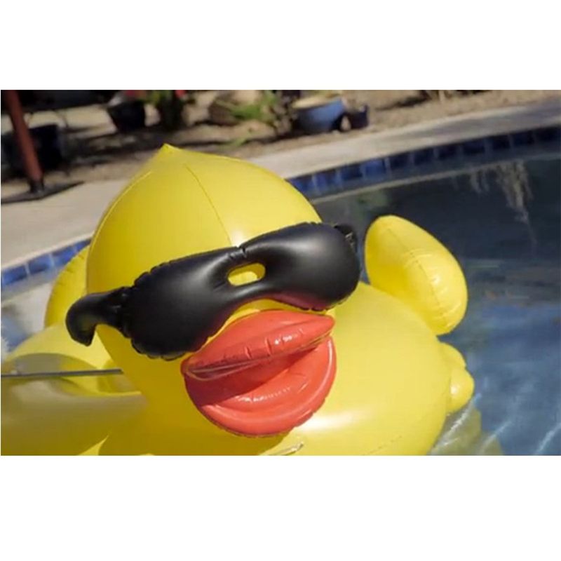 duck with sunglasses float