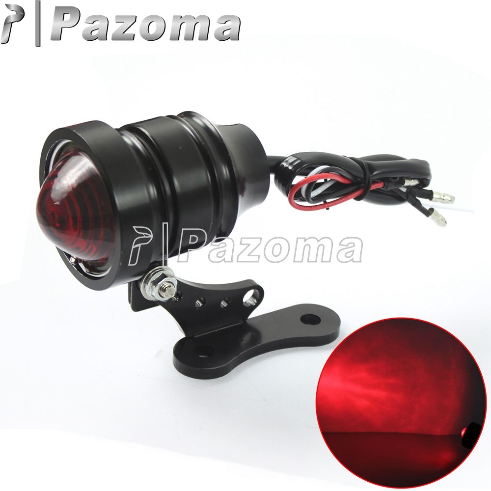 2021 12V Red LED Aluminum Universal Motorcycle Motorbike Rear Lights