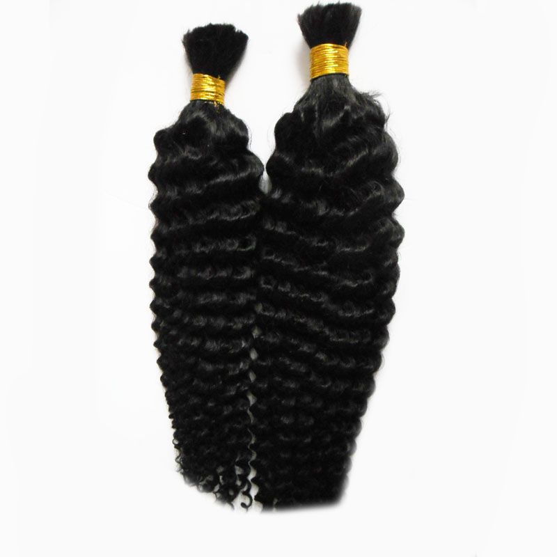 No Weft Curly Human Hair Bundles Hair Extension 2 Bundle Bulk Human Hair For Braiding No Weft Curly Human Hair Bundles Hair Extension 2 Bundle Bulk Human Hair For Braiding
