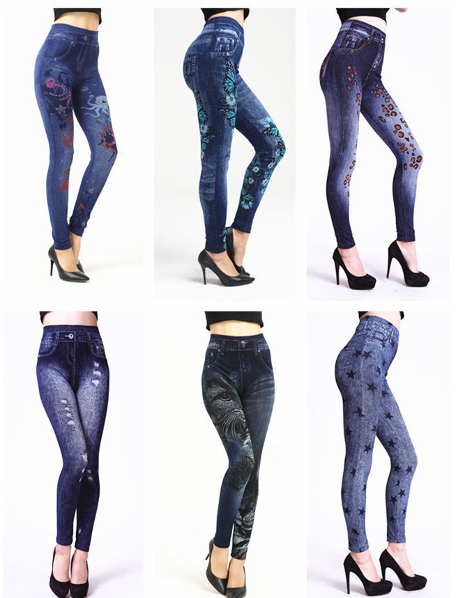 flower print jeggings