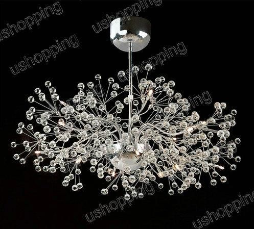 60cm 80cm 100cm Led Crystal Light Chandelier Modern Minimalist