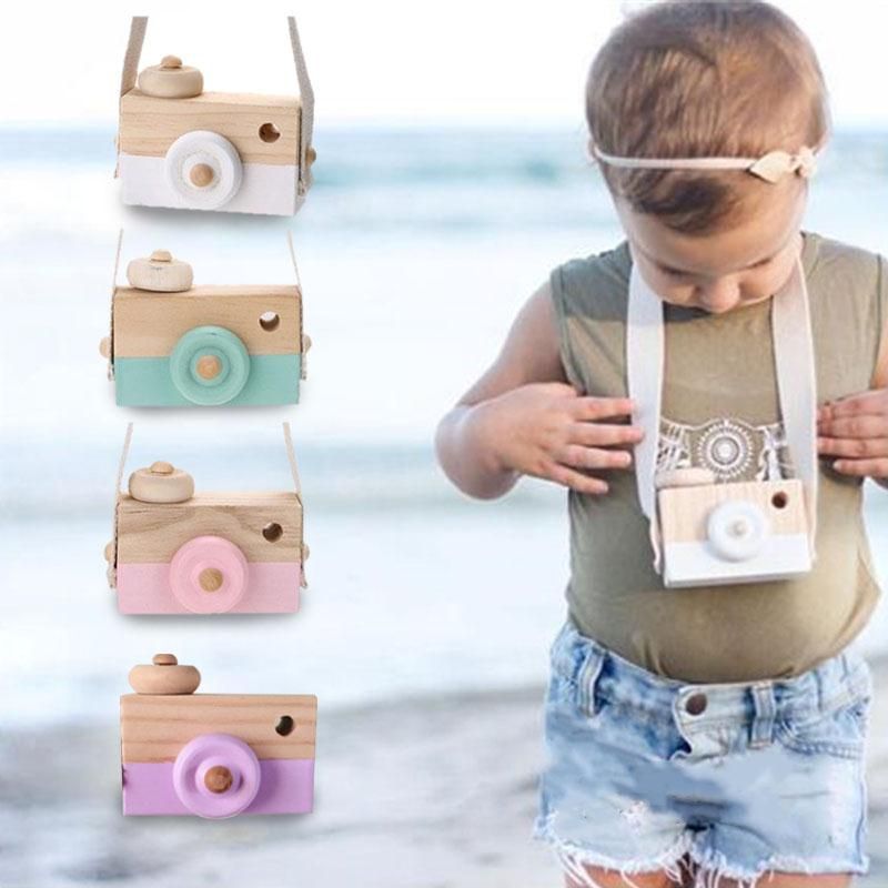 kids wooden camera