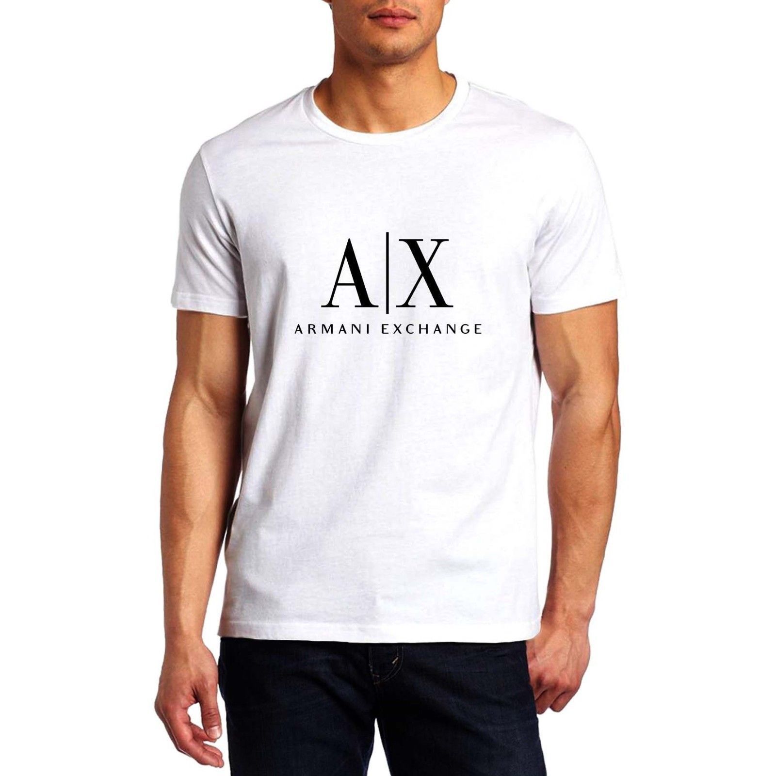 Ax Black Shirt White Tshirt T Shirts 