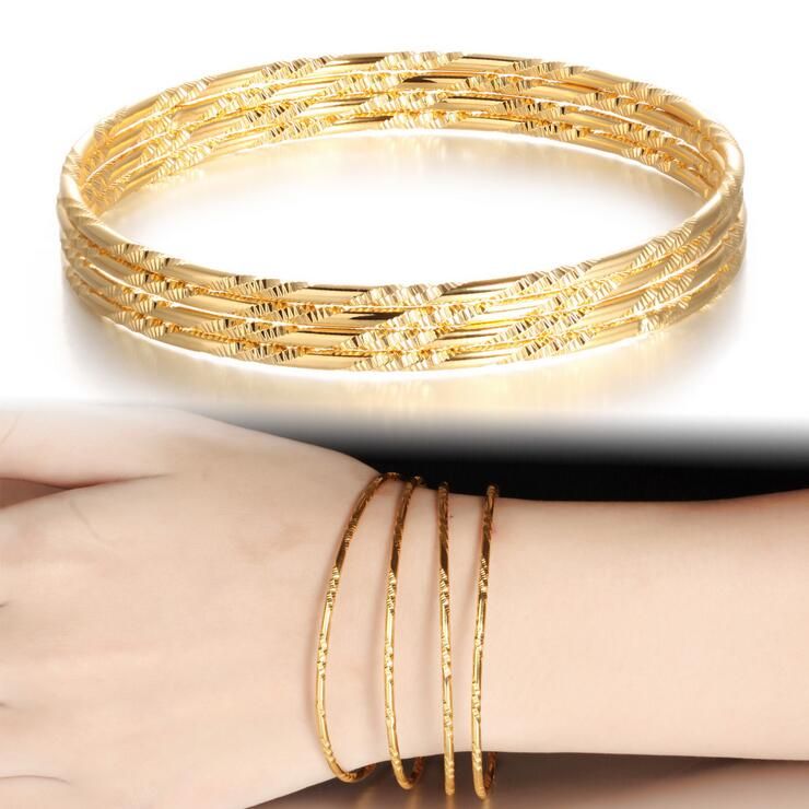 ladies gold bangle bracelet