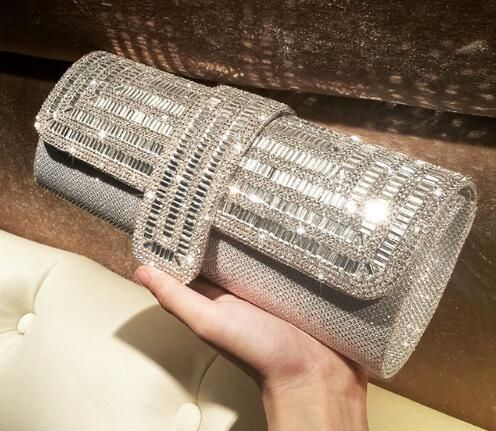 beige clutch evening bag