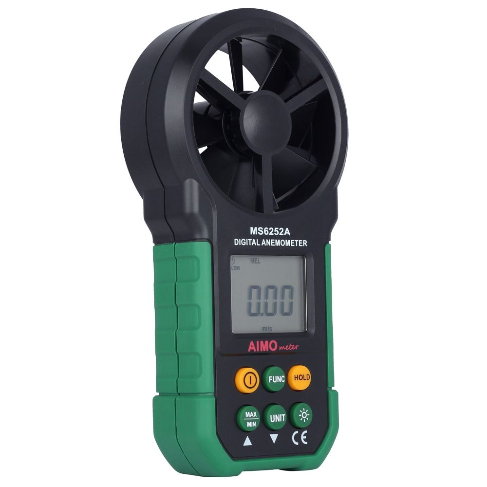 HYELEC MS6252A Air Volume Measuring Tester Wind Speed Meter Digital Anemometer HYELEC MS6252A Air Volume Measuring Tester Wind Speed Meter Digital Anemometer