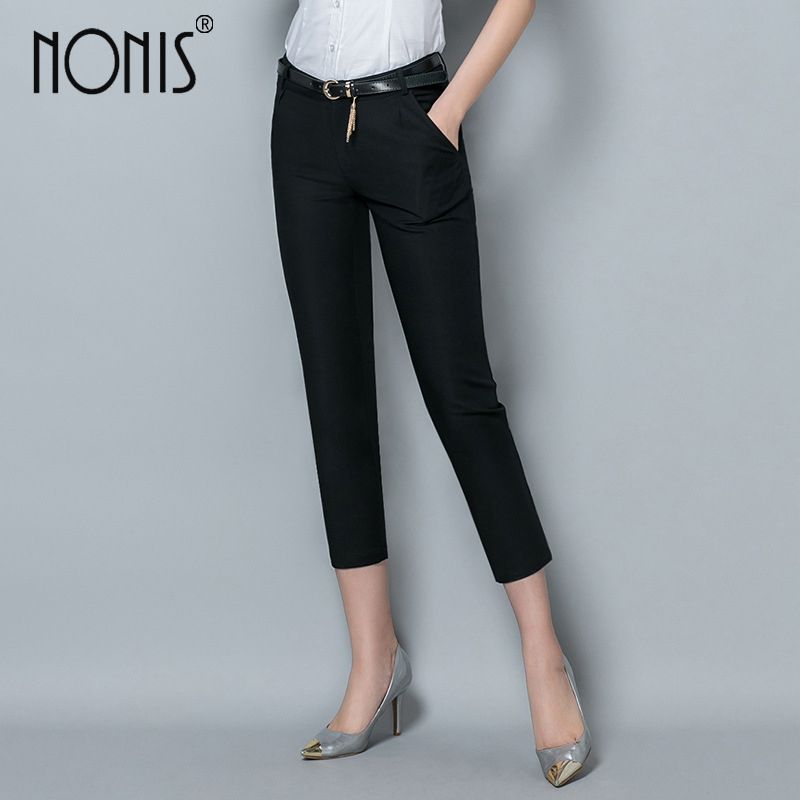 womens black capri pants