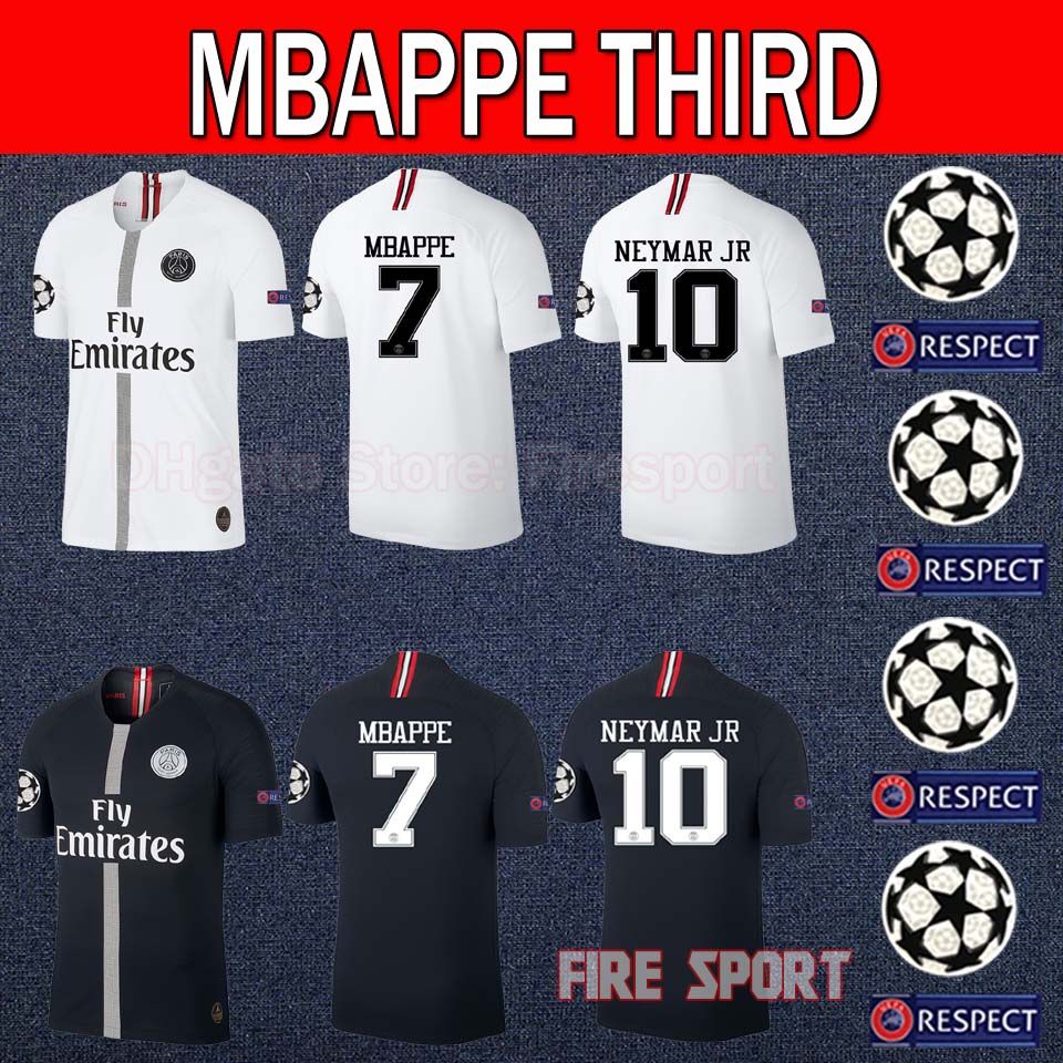 psg black jersey 2019