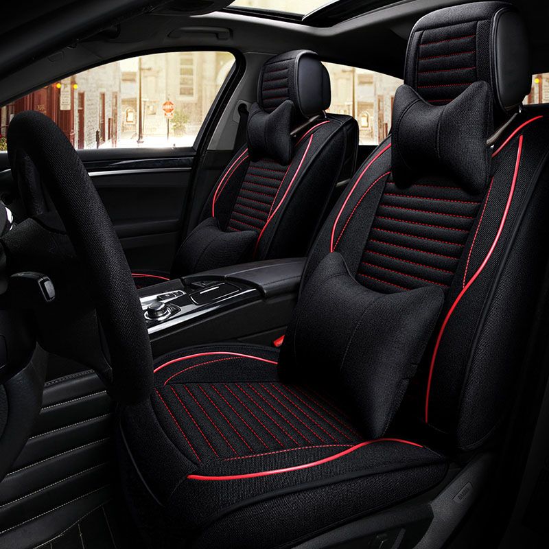 Whole Front Rear Seats Universal Automobiles Seat Covers Car Cover For Lada Larqus 2108 2110 Priora Kalina Granta Vesta Xray Super