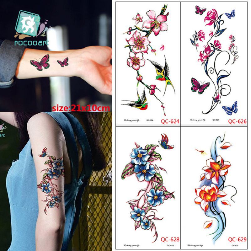 21 10cm Temporary Fake Tattoos Waterproof Tattoo Stickers Body Art Painting For Party Decoration Etc Mixed Grace Red Flower Butterfly From Chinaruibagsalice 14 54 Dhgate Com 21 10cm Temporary Fake Tattoos Waterproof Tattoo Stickers Body Art Painting For Party Decoration Etc Mixed Grace Red Flower Butterfly From Chinaruibagsalice 14 54 Dhgate Com