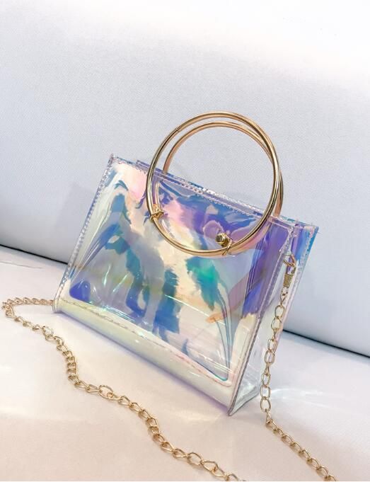 Bolsa Bolsa De Asas De Mily Holograma Láser De La Pu Del Hom Bolsa Bolsa De Asas De Mily Holograma Láser De La Pu Del Hom