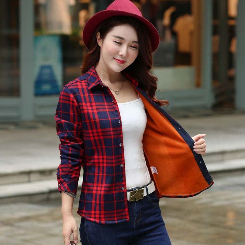 chemise femme carreaux