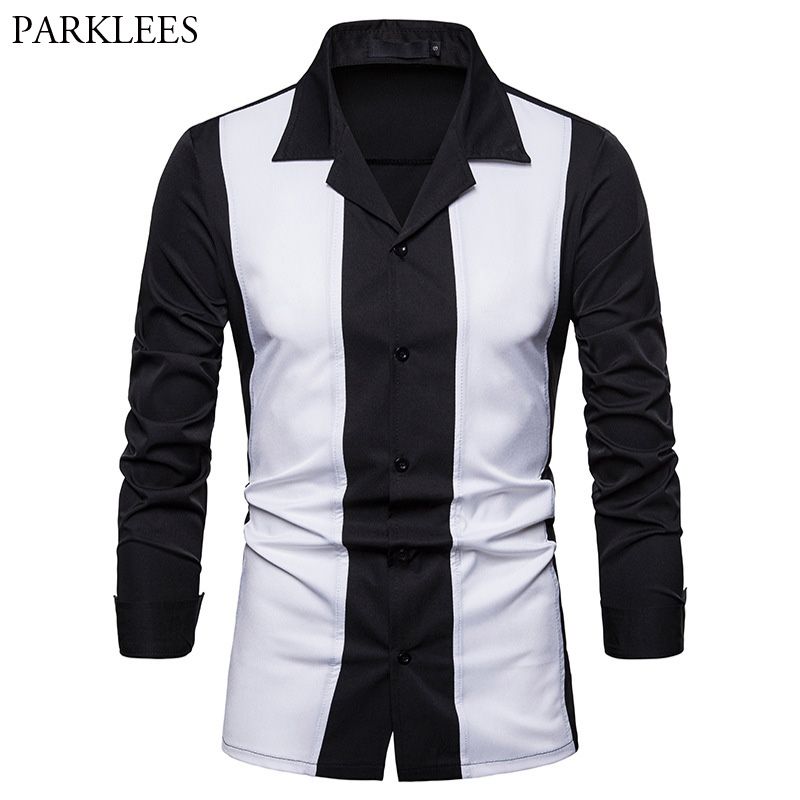 Soldes Chemise Homme Blanche Et Noir En Stock