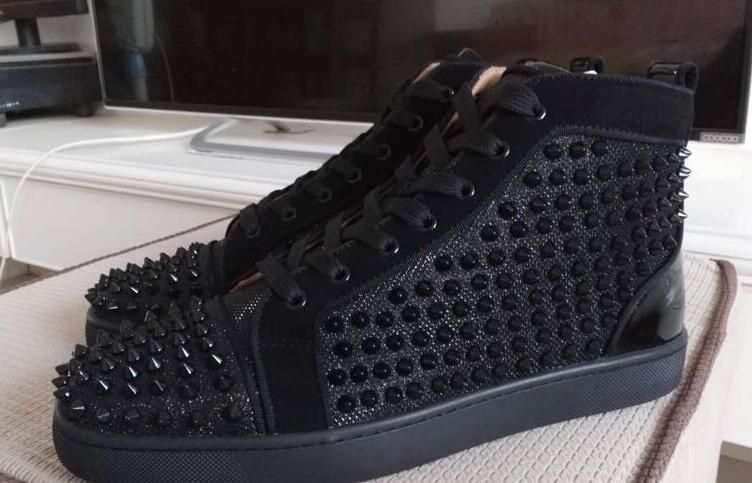 tenis de bota con picos