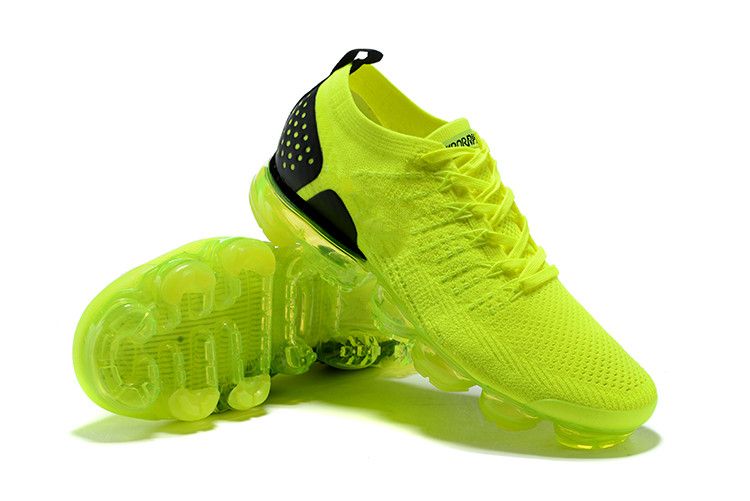tenis verde fluorescente