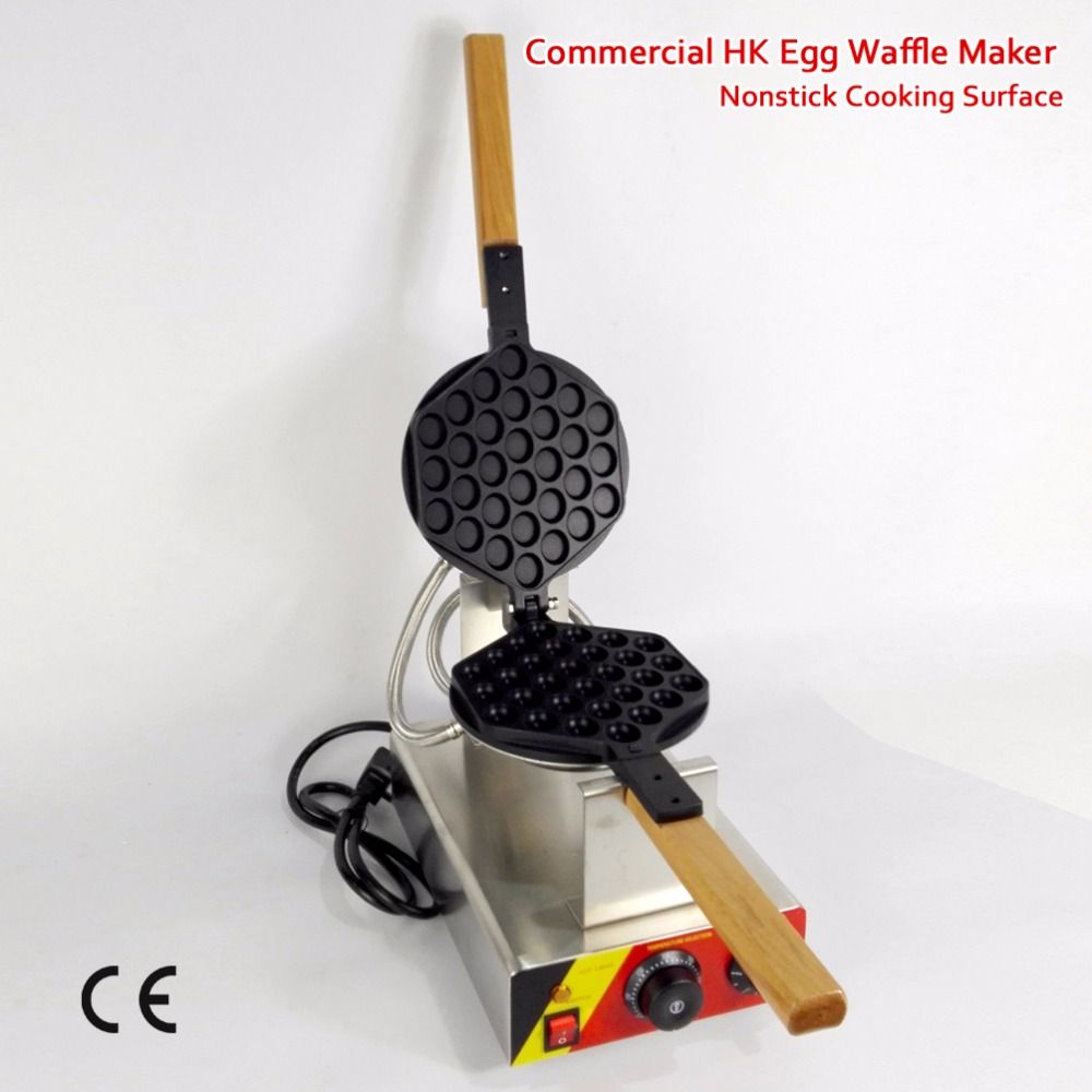 2020 Nonstick Egg Waffle Maker Egg Puff Machine CE Approval 220V 110V Popular Snack Food Street