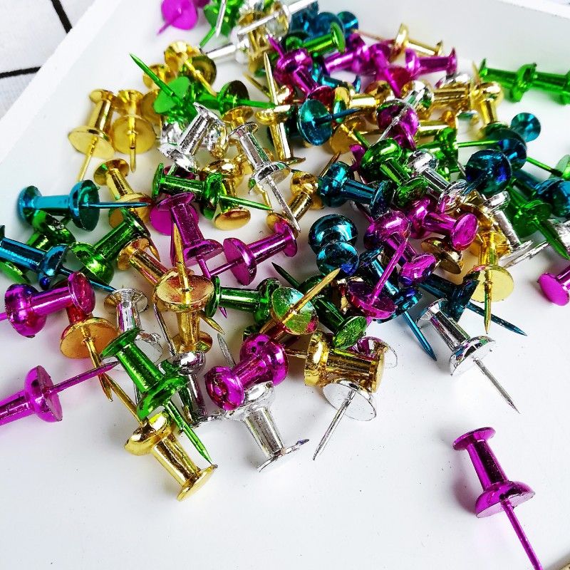 2020 /Set Thumb Tacks Standard Push Pins Steel Point And Colorful