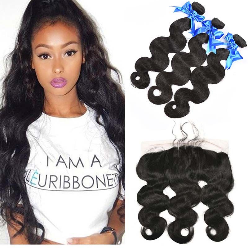 3 bundles with lace frontal