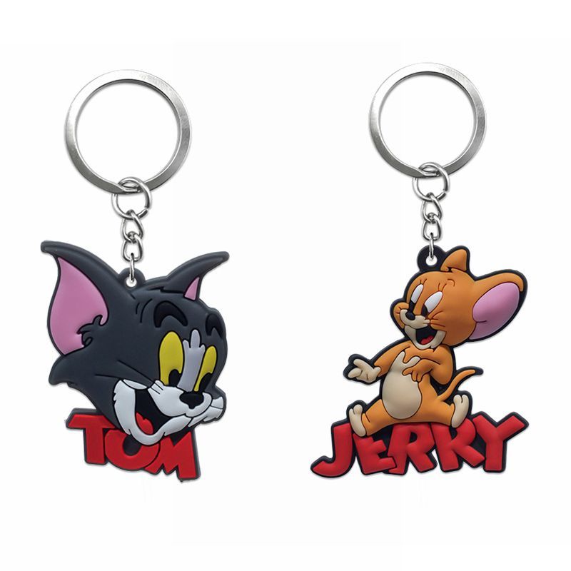 Personalised engraved Tom and Jerry Key Rings Key Chain