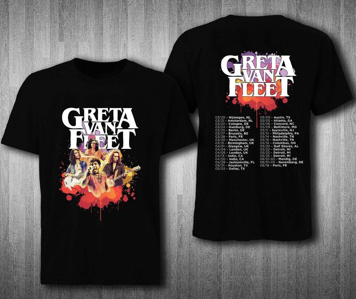 greta van fleet tour shirt 2019