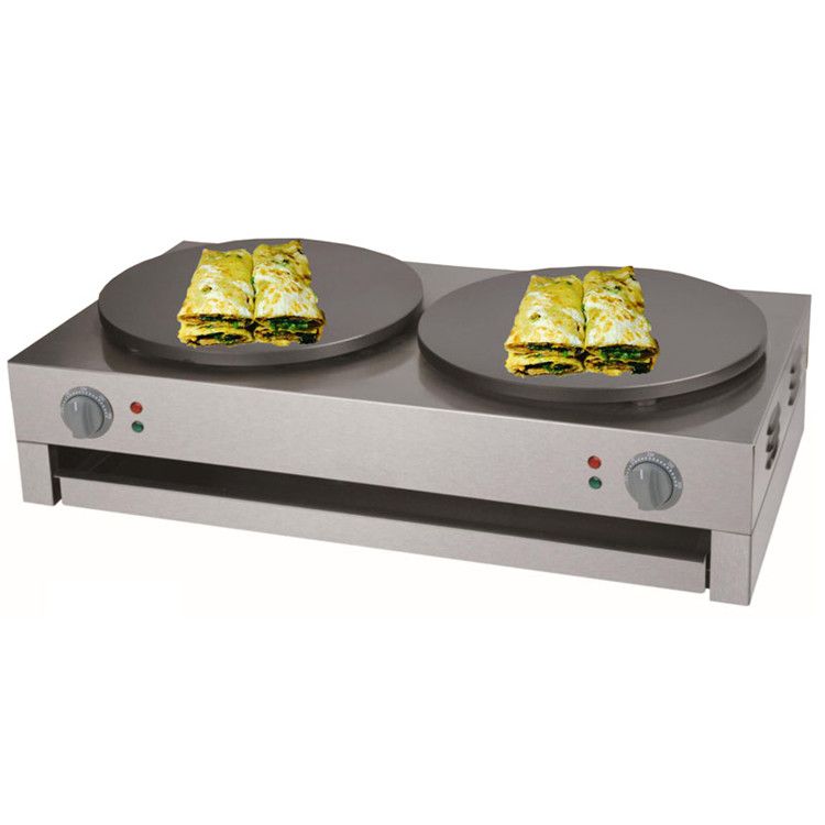 High Quality Industrial 400mm Double Electric Crepe Maker Machine