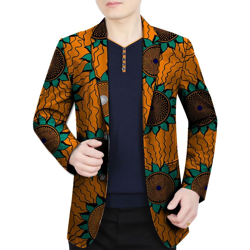 african print suit for men