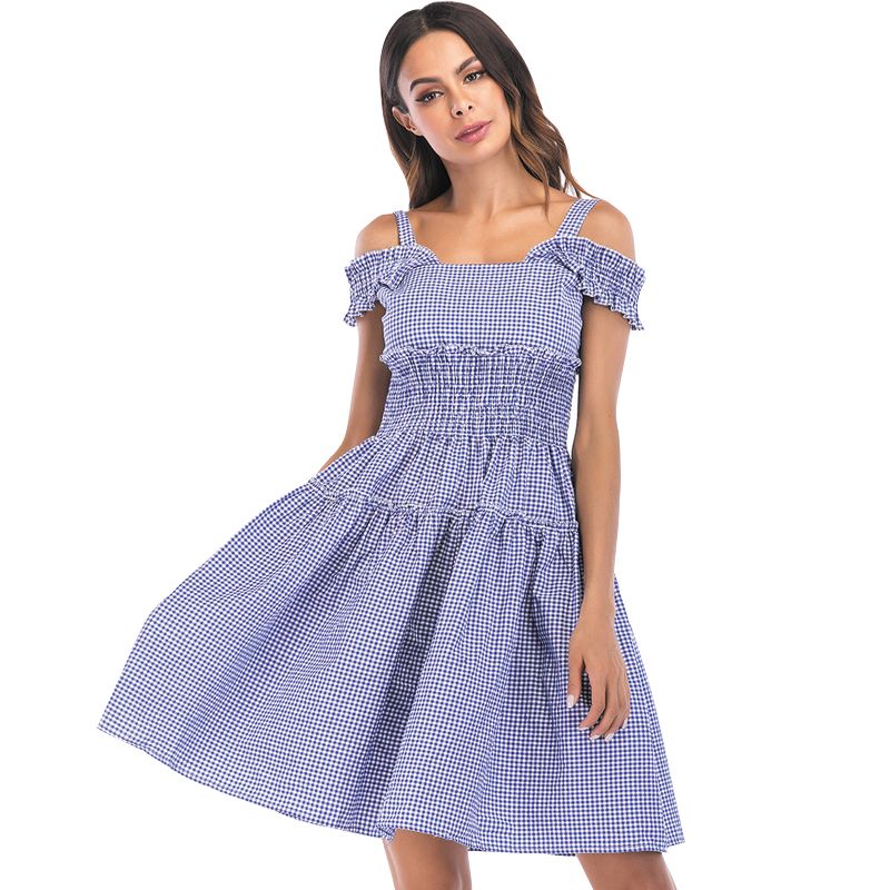 shirred summer dress