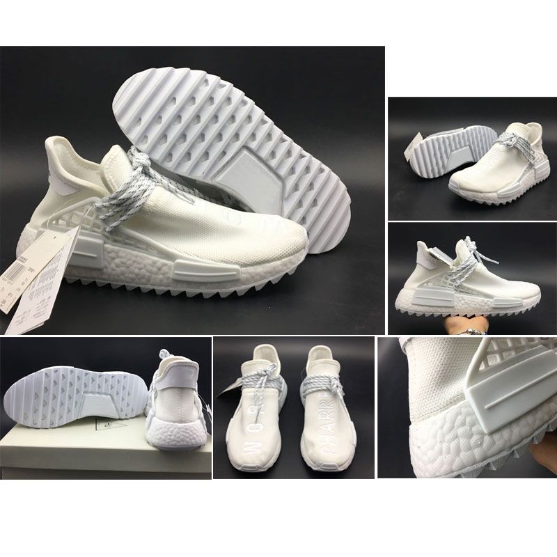 Pharrell x adidas NMD Hu Trail Blank Canvas Holi 2018