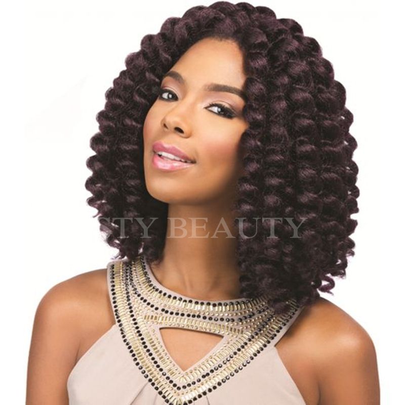 2019 8inch 20strands Short Jumpy Wand Curl Ombre Kanekalon