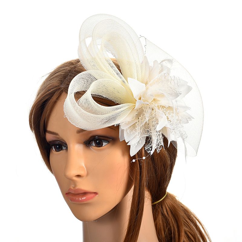 pink black feather fascinator comb hair clip headpiece wedding party piece